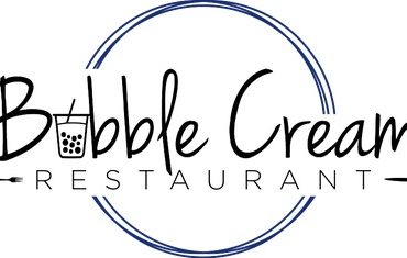 Bubble Cream Restaurant Logo